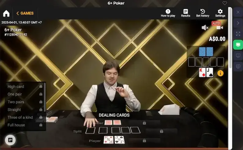 Spinago Live Poker
